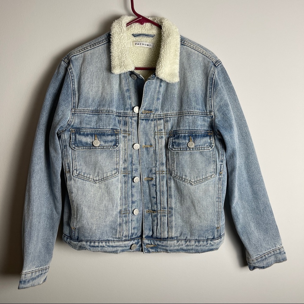 Pacsun Sherpa Jean Jacket